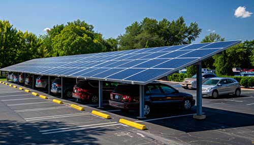 Solarcarport in Rosbach v.d. Höhe