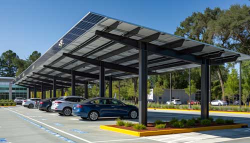 Solarcarport in Frankfurt am Main
